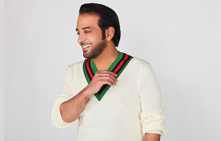 عيضة المنهالي يخطف الأنظار في جديده العراقي ما اشبع منه